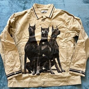 Doberman Print Jacket